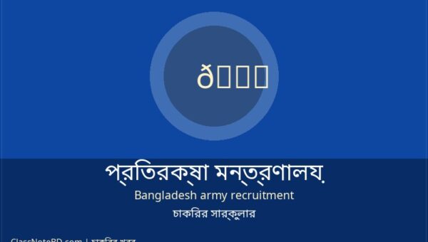 প্রতিরক্ষা মন্ত্রণালয় নিয়োগ ২০২৬: ১১১ পদে নতুন নিয়োগ বিজ্ঞপ্তি