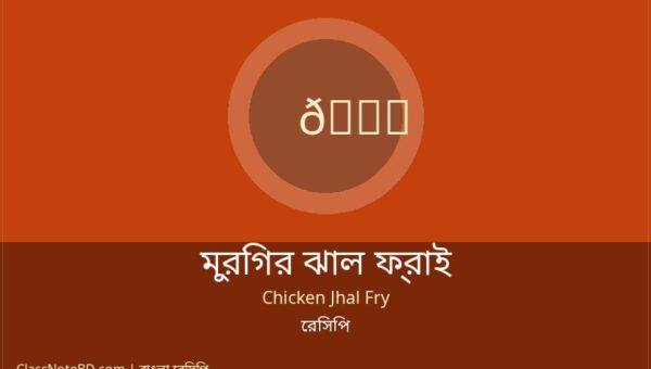 পারফেক্ট মুরগির ঝাল ফ্রাই রেসিপি: ঈদে বা বৃষ্টিতে জমে যাবে!