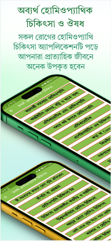 হোমিওপ্যাথি চিকিৎসা ও ঔষধ গাইড