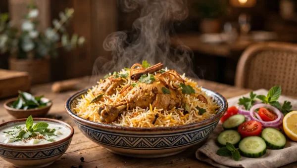 চিকেন বিরিয়ানির ছবি