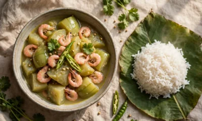 লাউ চিংড়ি রেসিপি