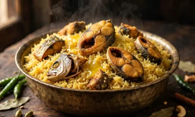 মুড়ি ঘণ্ট — গোবিন্দভোগ চাল ও ভাজা মাছের মাথা দিয়ে রান্না ঐতিহ্যবাহী বাঙালি পদ