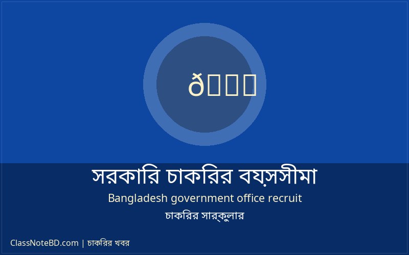 সরকারি চাকরির বয়সসীমা ও কোটা সংক্রান্ত সাধারণ তথ্য ও নিয়ম 2 বাংলাদেশ সরকারি চাকরির বয়সসীমা ও কোটা সংক্রান্ত সাধারণ নির্দেশনাবলী