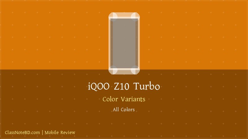 iQOO Z10 Turbo