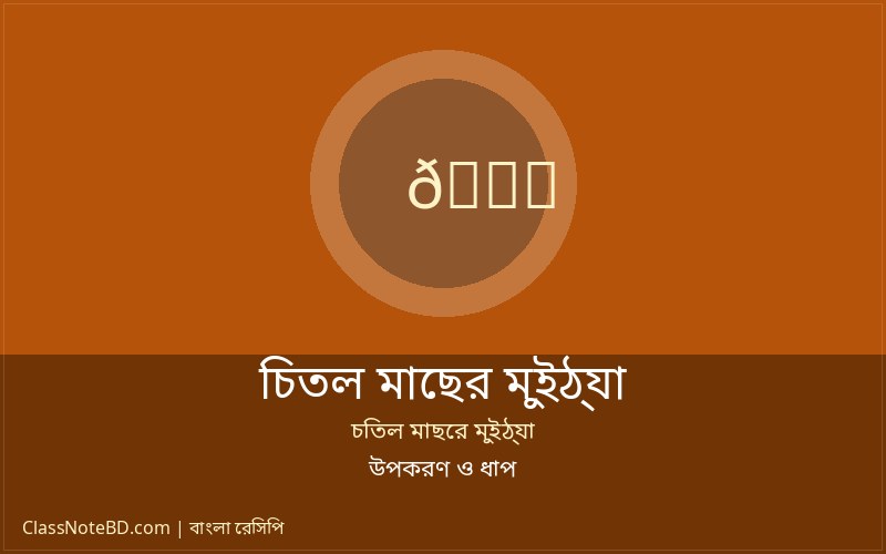 চিতল মাছের মুইঠ্যা রেসিপি: ধাপে ধাপে তৈরি করুন মজাদার মুইঠ্যা 3 চিতল মাছের মুইঠ্যা সেদ্ধ করার প্রক্রিয়া