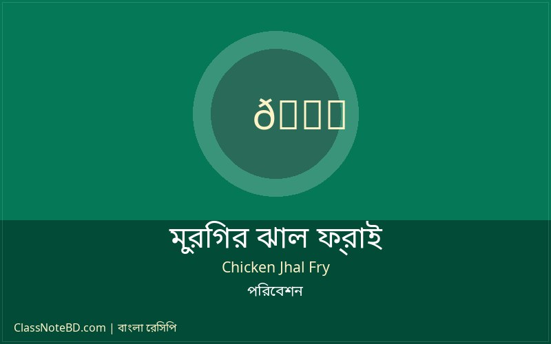 পারফেক্ট মুরগির ঝাল ফ্রাই রেসিপি: ঈদে বা বৃষ্টিতে জমে যাবে! 4 মুরগির ঝাল ফ্রাই